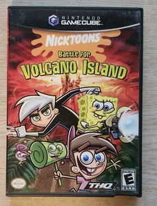 Nicktoons Battle for Volcano Island Nintendo GameCube No Manual - Picture 1 of 3