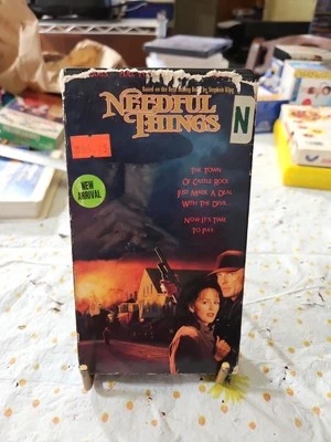 Needful Things (VHS, 1994) -  Stephen King Ex-Rental.  - Image 1 of 4
