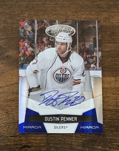 2010-11 Certified Mirror Blue Auto Signatures /50 Dustin Penner #59 Oilers - Picture 1 of 2