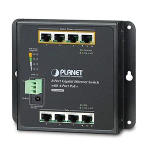 WGS-804HP Commutateur Gigabit Ethernet Mural 8 Ports 10/100/1000T avec 4 Por... - Photo 1/2