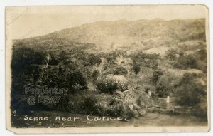 Fotografía de escena de carice vintage de 1916 RPPC postal de Haití USMC - Imagen 1 de 2