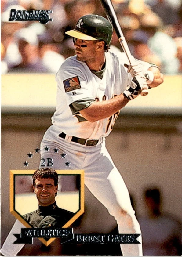 Donruss Brent Gates Oakland Athletics Baseball Card - Image 1 of 1