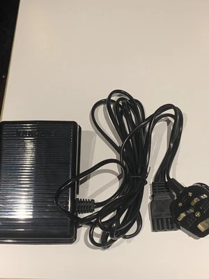 Janome Compatible speed Foot Pedal & Lead  for sewing machine  with UK Plug  - Image 1 of 4