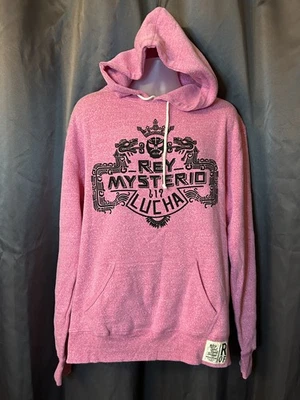 XL Roots of Fight REY MYSTERIO Lucha Libre Rosa PO Sudadera con Capucha Foto 1 de 4