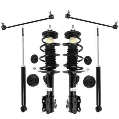 Fits Toyota Yaris 2007-2012 Front Rear Shock & Struts Spring w/Sway Bar Set of 6 - Image 1 of 4
