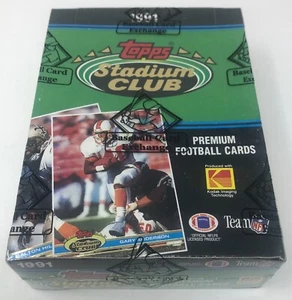 1991 TOPPS STADIUM CLUB NFL Fußball ungeöffnet versiegelt BBCE FASC 36 PACKUNGEN - Bild 1 von 7