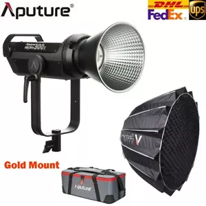 Aputure LS 300x 350W Bi-Color LED Video Light Gold Mount Kit with Light Dome II - Picture 1 of 9