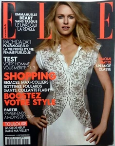 French ELLE 2008 : NAOMI WATTS_BRITNEY SPEARS_EMMANUELLE BEART_GASPARD ULLIEL - Imagen 1 de 8