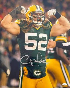 Clay Matthews Signed 16x20 Green Bay Autographed Photograph JSA - Picture 1 of 1