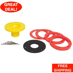 Oatey Toilet Flange Extender Kit 1/4 In. - 1-5/8 In. Height During Repairs New - Picture 1 of 24