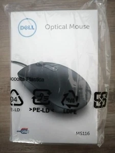 Dell MS116- Wired Standard Mouse - Picture 1 of 7
