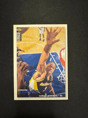 1996 Upper Deck Collector's Choice #218 Antonio Davis Indiana Pacers - Image 1 of 2