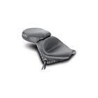 Mustang Two Piece Wide Touring Seat Black Chrome Studded Honda VTX1300R,S,T