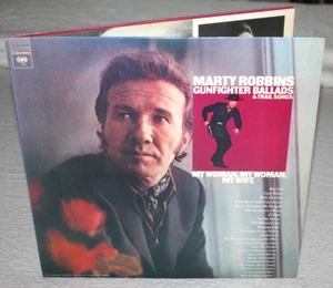 MARTY ROBBINS - Gunfighter Ballads / My Woman, My Wife (2-LP Set) EX Vinyl - Picture 1 of 3