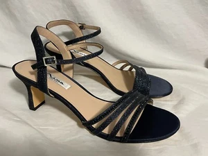 Nina New York, Womens Sparkle Strappy Slingback Heels, Size 10M - Picture 1 of 6