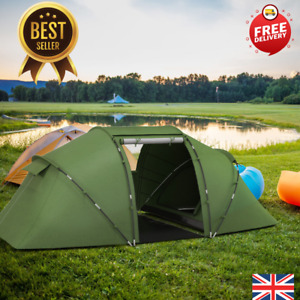 Tent Camping Family 6 Persons Waterproof Dome Outdoor Hiking with Instant Cabin
