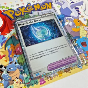 Drops in the Ocean 021/034 | Classic Blastoise Holo Pokemon Card | M/NM (2D08) - Picture 1 of 3