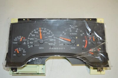 Cuadro de instrumentos velocímetro 95-97 Chevy S10 GMC Sonoma 70K 100 mph 16168115 Foto 1 de 4