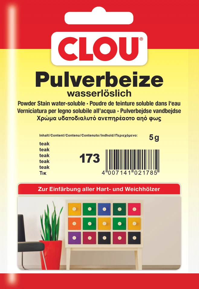 beize Teak 173 Spirituslöslich lichtecht 5 G CLOU