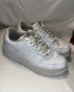 Size 8.5 - Nike Air Force 1 Shadow Triple White W - Picture 1 of 9