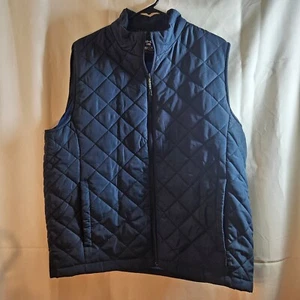 Hawke & Co. Sport Weste Stepp Puffer Ärmellos Full Zip Navy L - Bild 1 von 7