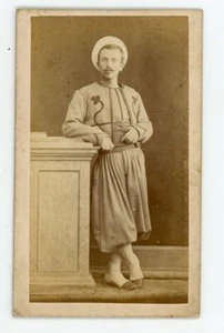PHOTO CDV 1878 Algeria / Algeria Mostaganem, an Algerian rifleman dedication - Picture 1 of 2