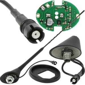 Antenne Raku 2 Stababtenne Antennenfuß VW GOLF PASSAT Polo 9N3 Dachantenne Aktiv - Bild 1 von 24