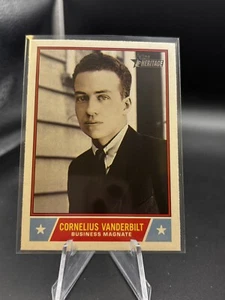 2025 Topps Heritage Notable Americans NS-84 Cornelius Vanderbilt - Photo 1/2