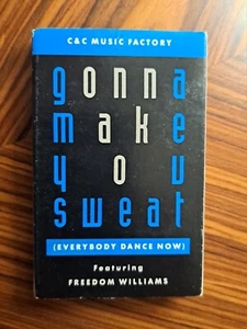 C+C Music Factory Ft Freedom Williams Gonna Make You Sweat Cassette Single 1990 - Picture 1 of 4