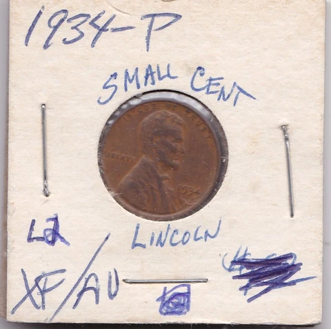 1934 Lincoln Cent L2 Cover
