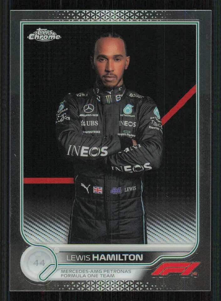 2022 Topps Chrome Formula 1 #5 Lewis Hamilton - Image 1 of 2