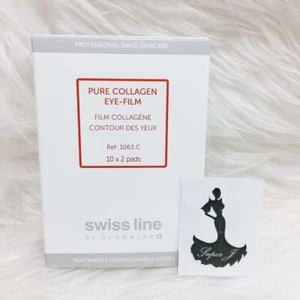 Película para ojos de colágeno puro Swiss Line 10 piezas salón #da - Imagen 1 de 1