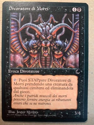 MTG 1x ITALIAN Eater of the Dead The Dark OLD SCHOOL Magic the Gathering x1 NM - Image 1 of 2