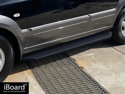 APS Stain Black 6" Side Step Nerf Bar Fit 03-10 KIA Sorento - Image 1 of 4