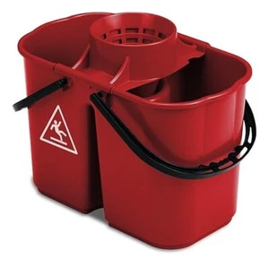 Secchio Doppio con Strizzino FILMOP , Capacità 8+6 Litri, Rosso - Foto 1 di 1