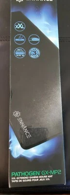 ENHANCE PATHOGEN GX-MP2 XXL Extended Gaming Mouse Mat. Non Slip Mat -BLACK - Image 1 of 4