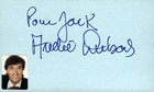 Andre DuBois Signed Auto 3x5 Index Card Grande Fille