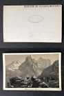 Suisse, Schweiz, Chasse au chamois près de St Moritz, d'après un dessin, ci