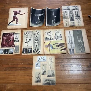 Original 1930er Weltausstellung Akrobat Fotos Magazin Ausschnitte Sammelalbum Seiten - Bild 1 von 18