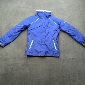 Columbia Jacket Youth 10 12 Blue Teal Omni Tech Interchange Bugaboo Logo - Picture 1 of 20