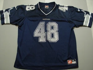 Vintage Nike Dallas Cowboys NFL Jersey Mens XL #48 Daryl Johnston - Picture 1 of 10