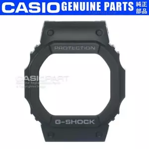 Genuine Casio Watch Bezel for G-Shock GW-5600BJ-1 Dark Grey Font on Black Resin - Picture 1 of 2