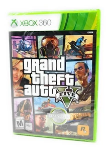 Grand Theft Auto V GTA 5 Microsoft Xbox 360 New Sealed - Picture 1 of 3