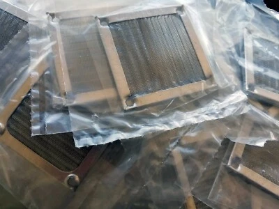 Qty 25: 60mm Silver Fan - Finger Guard / Filter  Qualtek 06250-M NEW - Image 1 of 4