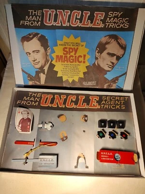 Gilbert 1965 Man from Uncle Magic Set - Caja de reproducción y mezcla de piezas originales y repro Foto 1 de 4