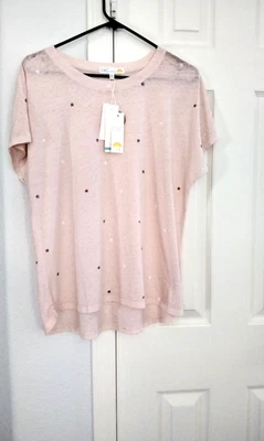 NWT C&C California the Camille Every day Dolman tee cotton blend Smoke Rose  M - Image 1 of 4