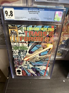 Transformers #4 Marvel Comics CGC 9.8 1° onda d'urto - Foto 1 di 9