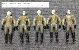 lot 5 Road Champs MXS Skeleton Dirt Bike Wicked Rider figure w cracks/ broken D4 - Picture 1 of 11