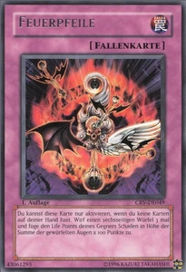 YuGiOh Feuerpfeile (V.1) CRV-DE049 Rare NM 1st - Bild 1 von 2
