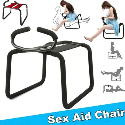 300LB Sex Aid Bounce Tool Sex Chair With Armrest Couple Love Position Stool - Image 1 of 4